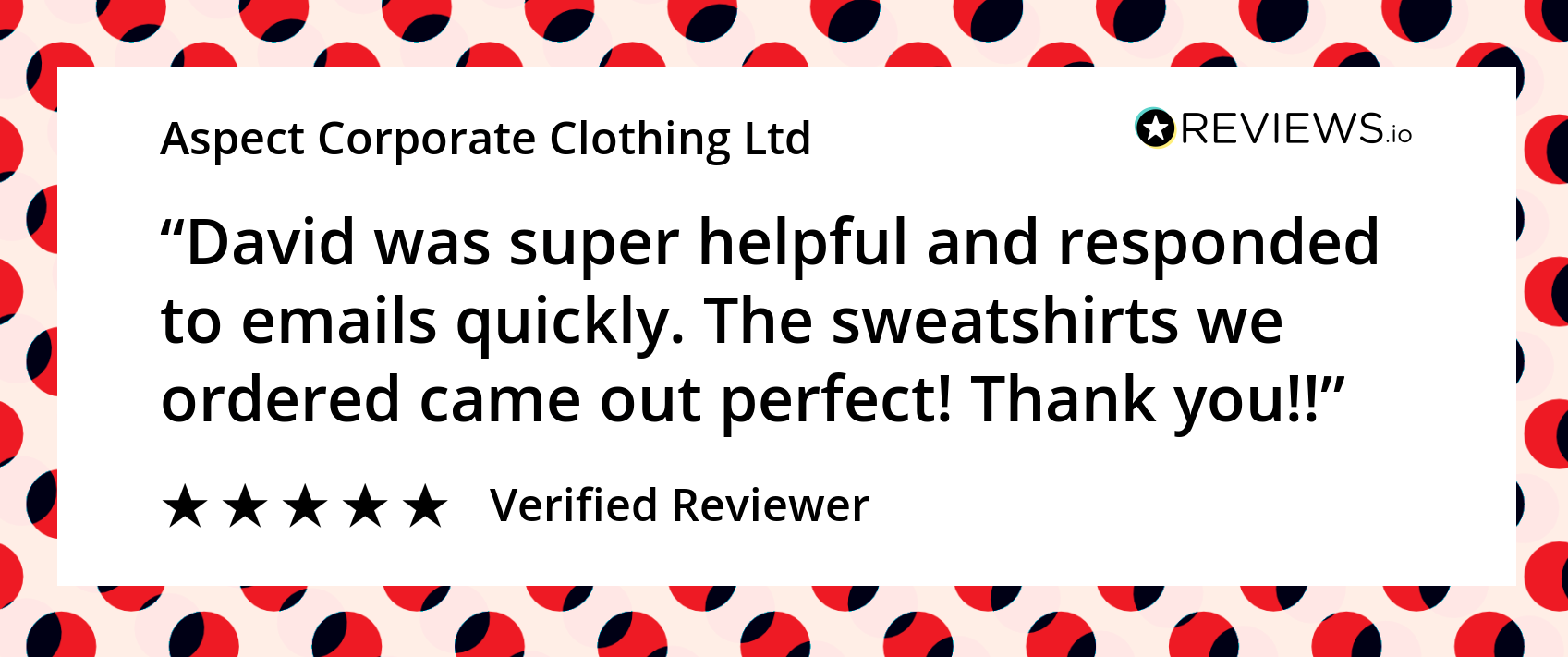 Verified Customer Review